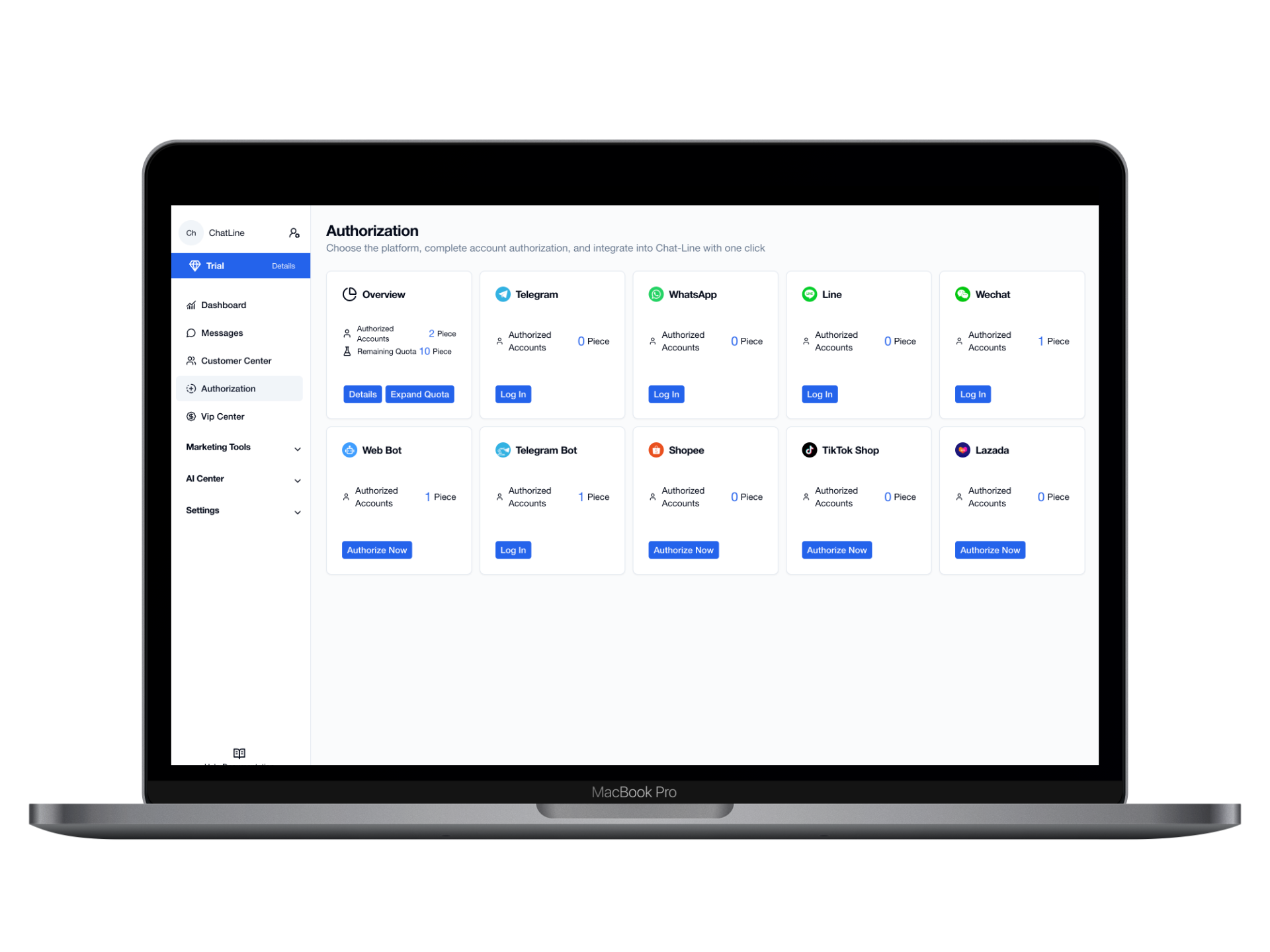 Chat-line Dashboard